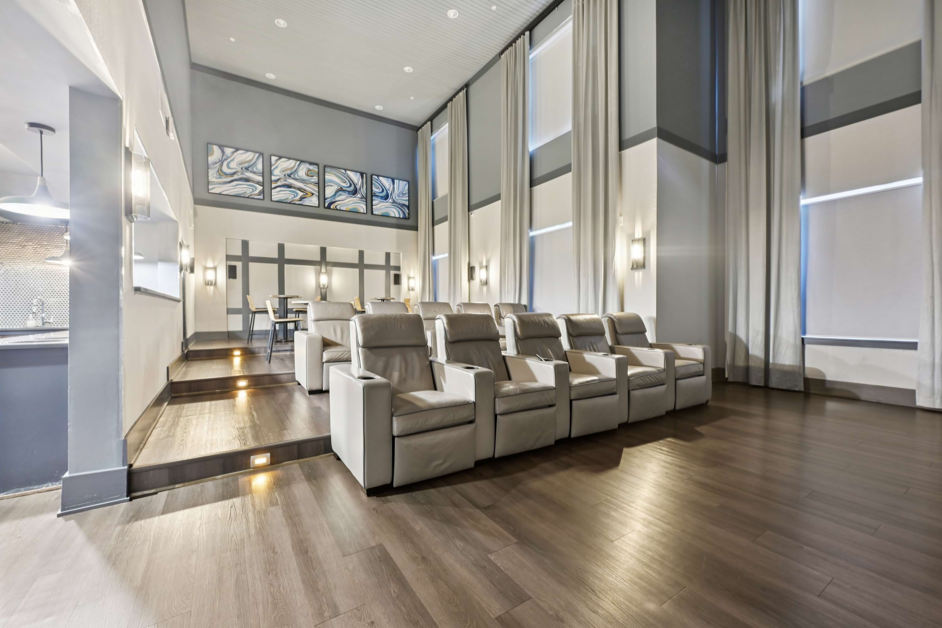 Movie Theater at Our Midtown Apartments in Raleigh, NC