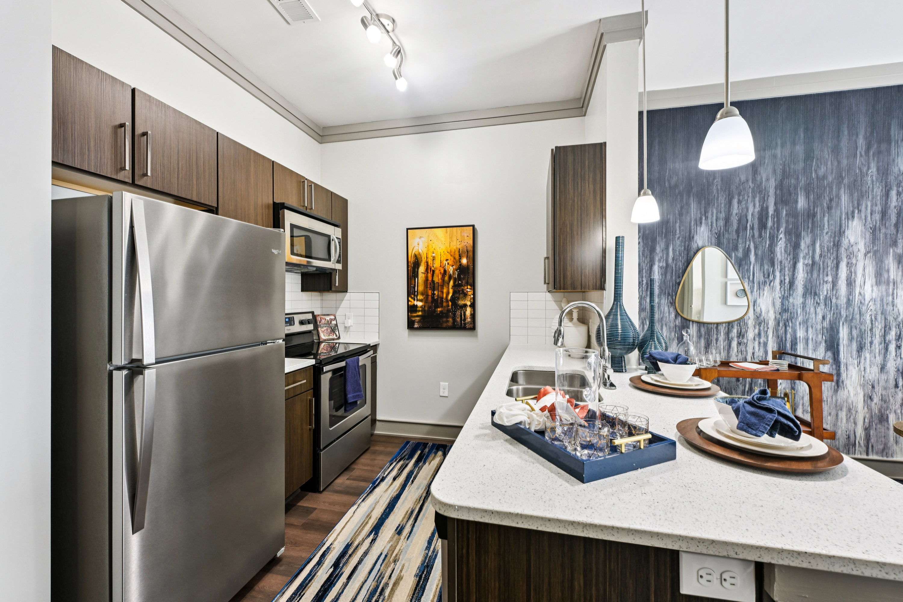 Open-Concept Kitchen in Our Midtown Apartments in Raleigh
