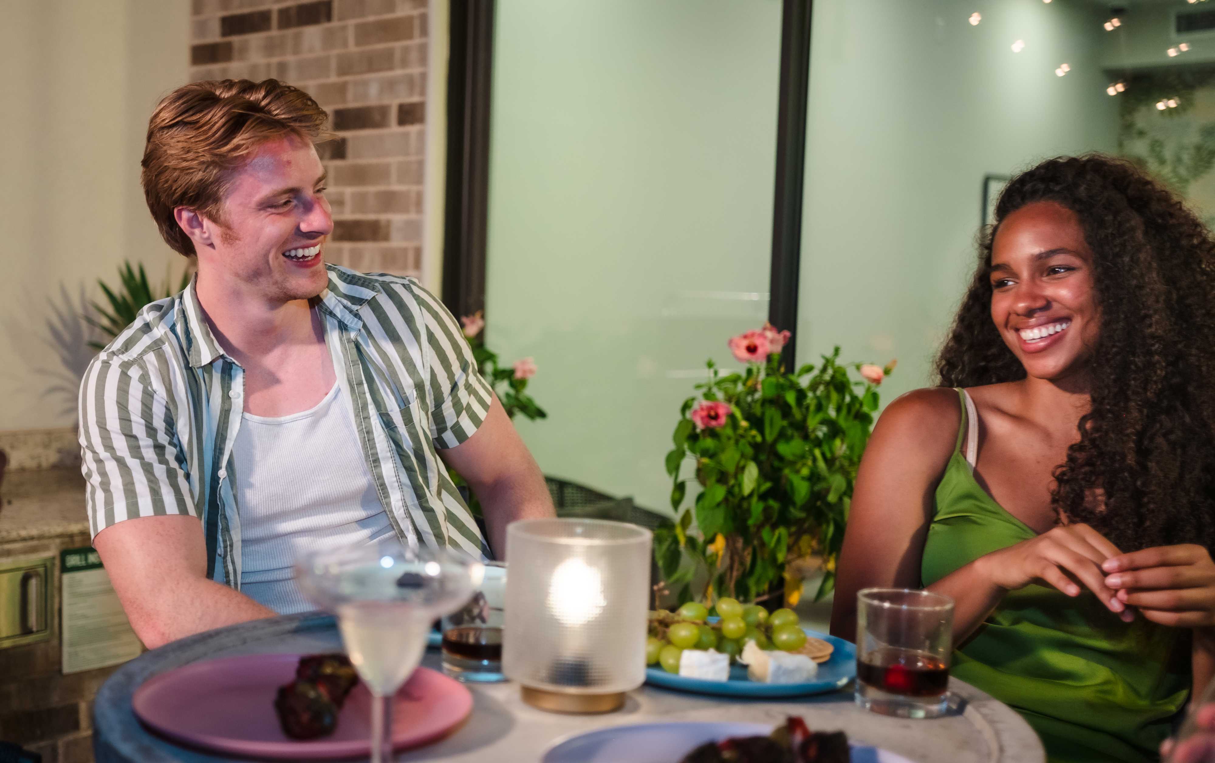 Couple Having Dinner