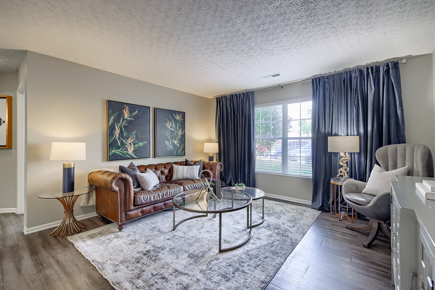 Spacious Living Room at Our Apartments in Reynoldsburg