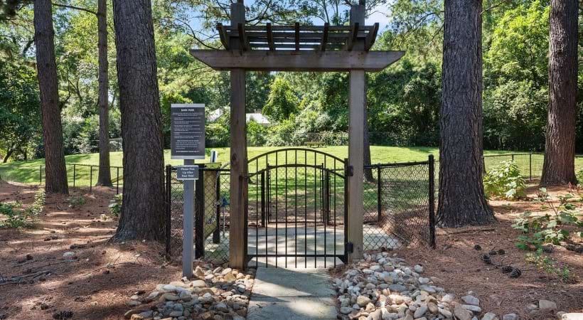 Leash-Free Bark Park at Our Apartments on Randolph Road, Charlotte, NC