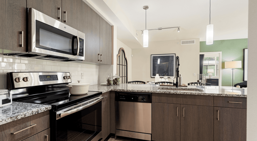 Modern Kitchen at Our Hollywood, Florida Apartments for Rent
