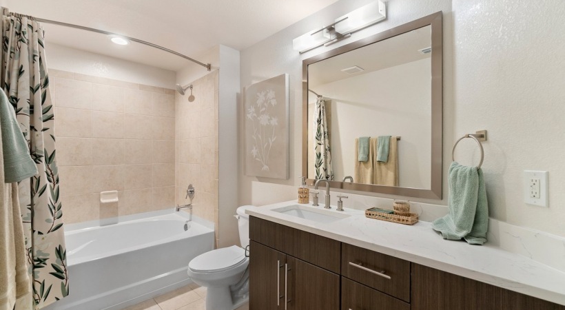 Luxury Bathroom at Our Apartments for Rent in West Palm Beach, Florida