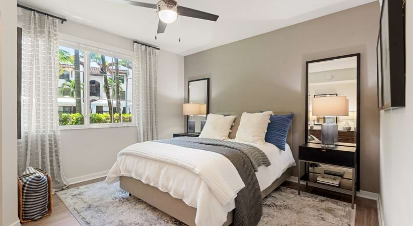 Spacious Bedroom at Our Hollywood Apartments