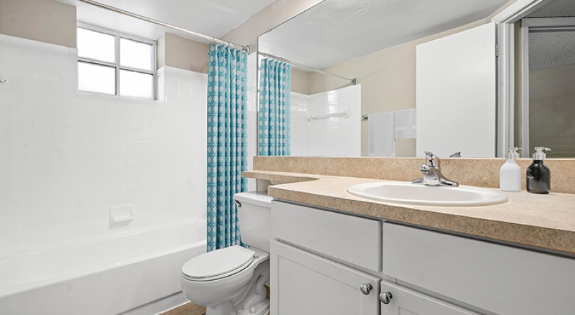 Modern Bathroom at Our Apartments for Rent in Pembroke