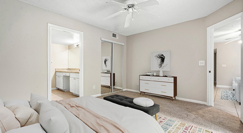Spacious Bedroom at Our Apartments in Pembroke Pines, FL