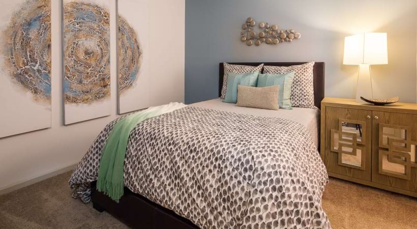 Spacious Bedrooms with Modern Decor at Our Charlotte Apartments for Rent