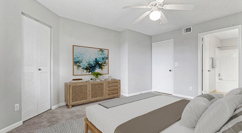 Spacious Bedroom at Our Apartments in Broward County