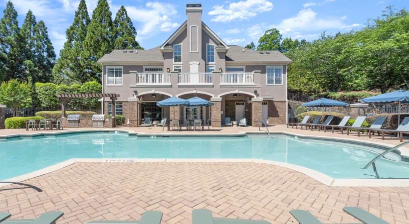 Resort-Style Pool at Our Stockbridge Apartments