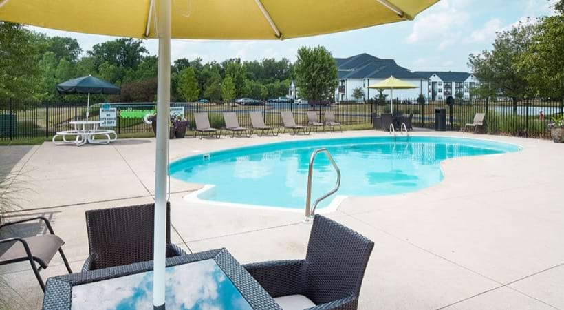 Swimming Pool and Sun Deck at Our Canal Winchester Apartments