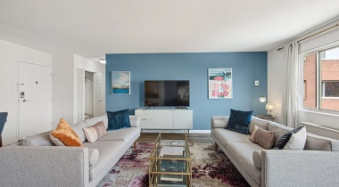 Apartments Near Columbia Pike with Wood-Style Flooring in the Living Room