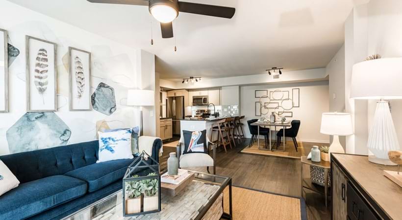 Luxury Living Room at Our Apartments in West Boynton