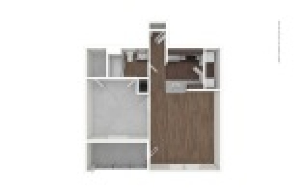 The Cima 1 bedroom 1 bath 695 square feet (1)