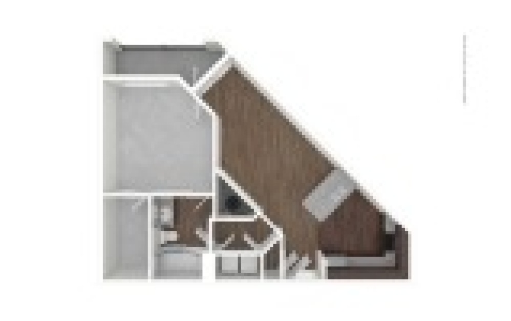 The Eldorado 1 bedroom 1 bath 768 square feet (1)