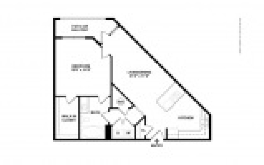 The Eldorado 1 bedroom 1 bath 768 square feet (2)