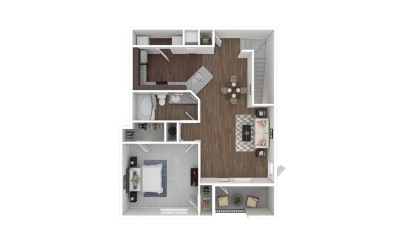 The Farm 1 bedroom 1 bath 953 square feet