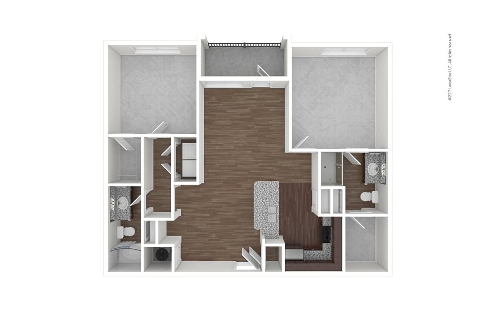 The Legacy 2 bedroom 2 bath 1112 square feet (1)