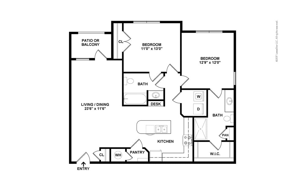 The Panther Creek Floor Plan | Cortland Preston North