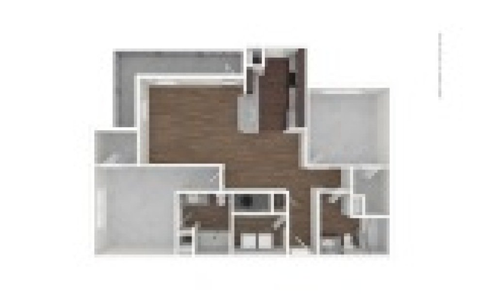 The Prestwyck 2 bedroom 2 bath 1218 square feet (1)