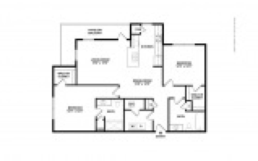 The Prestwyck 2 bedroom 2 bath 1218 square feet (2)