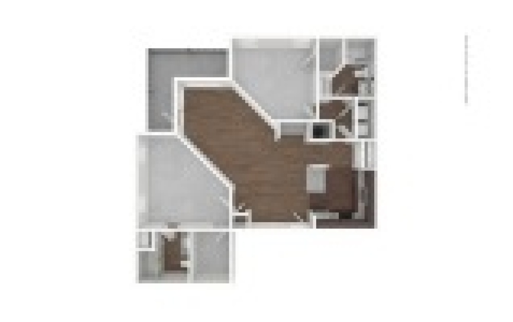 The Prosper 2 bedroom 2 bath 1279 square feet (1)