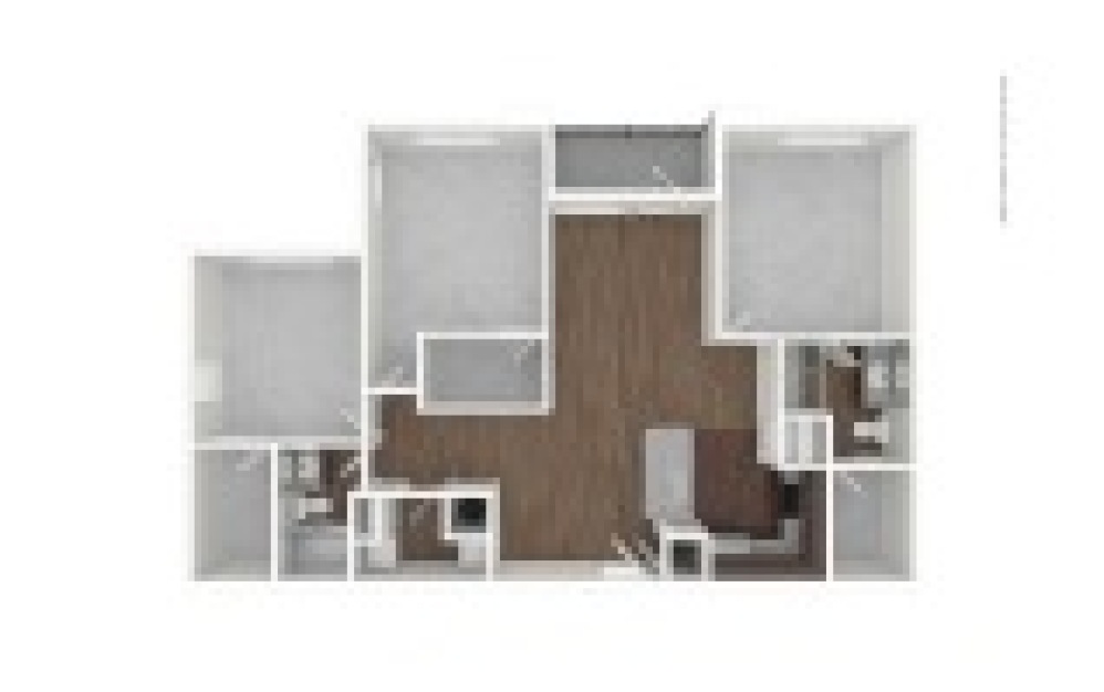 The Stratton 3 bedroom 2 bath 1368 square feet (1)