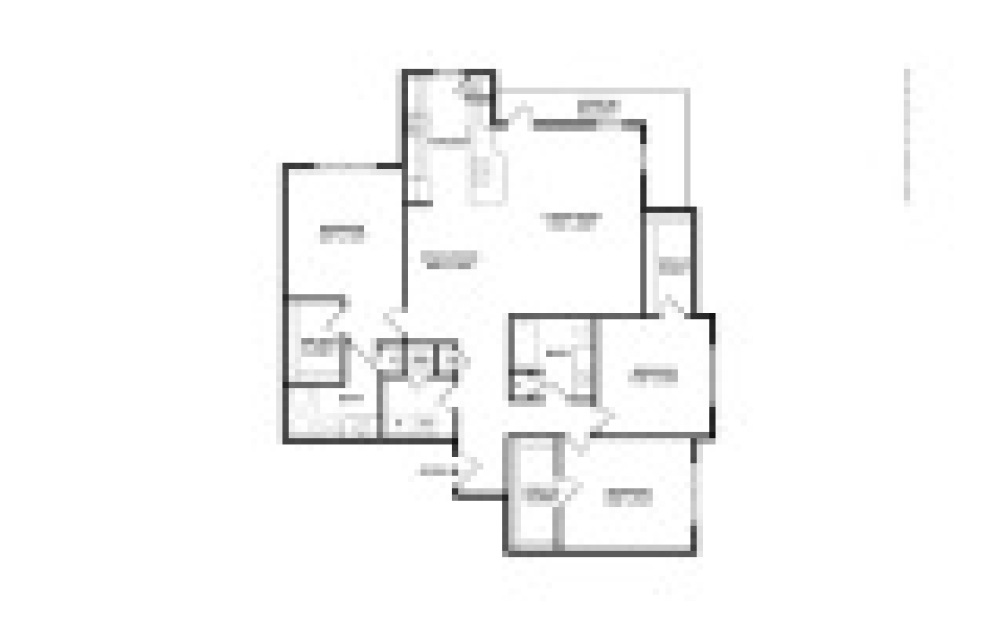 The University 3 bedroom 2 bath 1469 square feet (2)