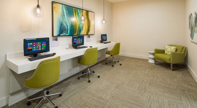 Resident Business Center with Wifi at Our Apartments Near University Area, Charlotte