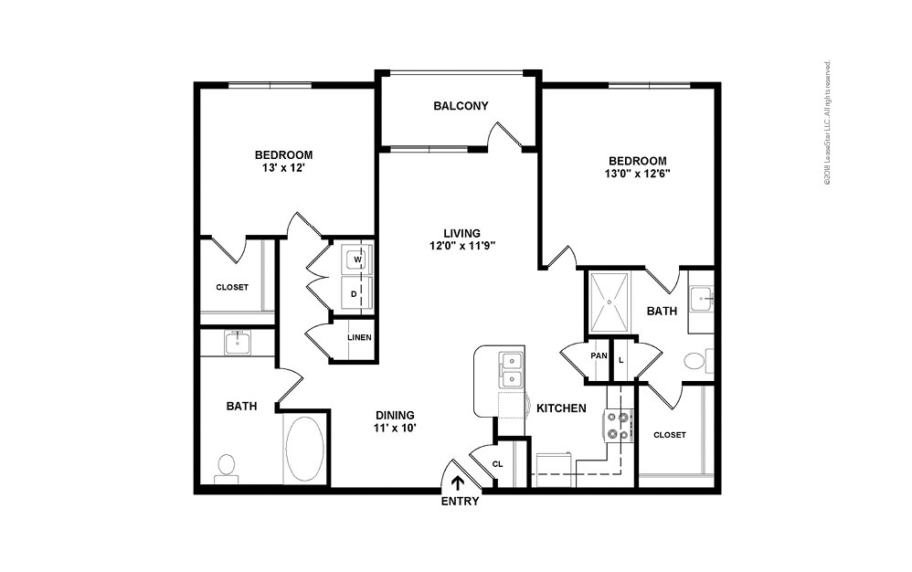 B6 2 Bedroom Frisco, TX Apartment for Rent
