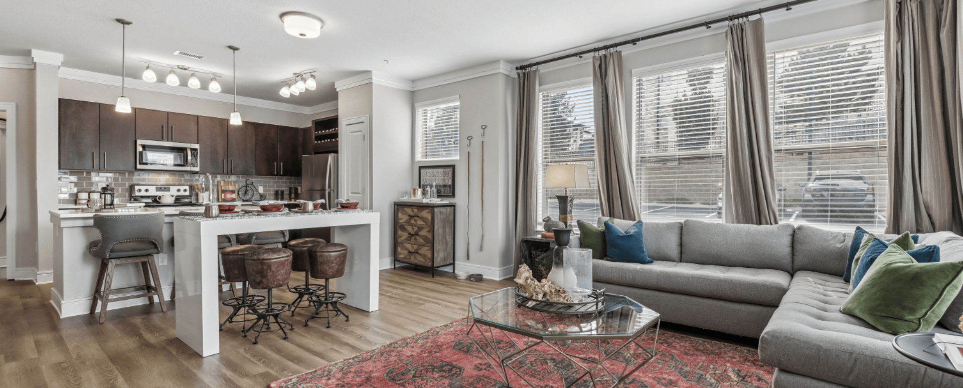 Spacious Living Room at Our Upscale Broomfield Apartments 