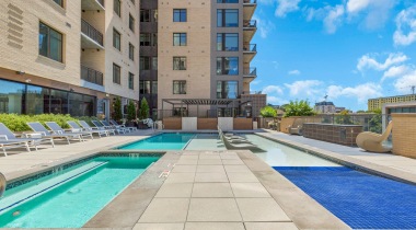 Resort-Style Pool and Heated Spa at Our Luxury Apartments in Downtown Denver