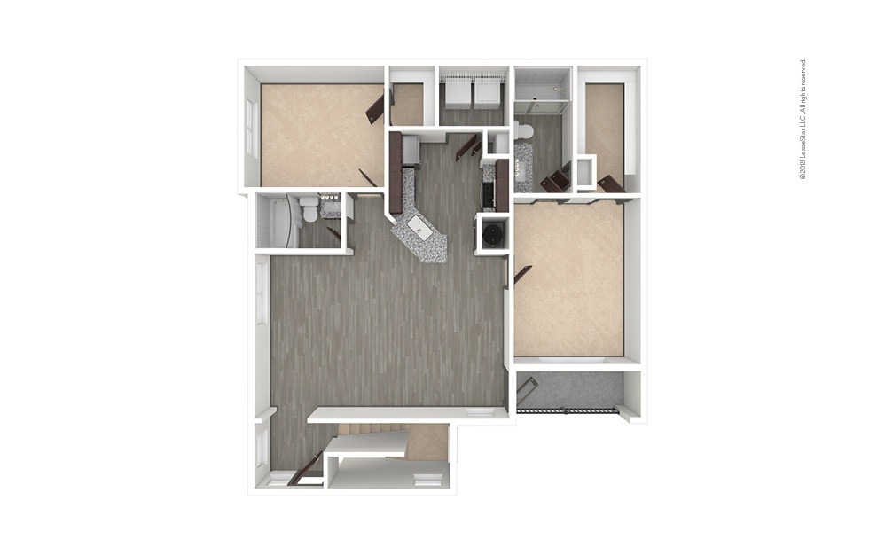 Missouri City Townhome Floor Plan Cortland Luxe Shadow Creek