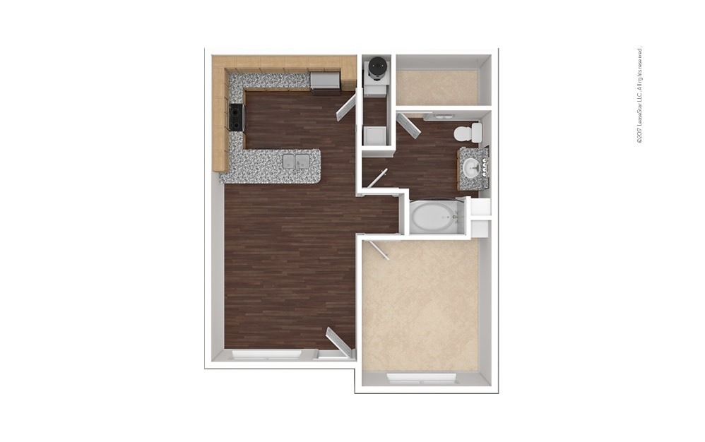 The Castle Hills 1 Bedroom Apartment in The Colony, TX