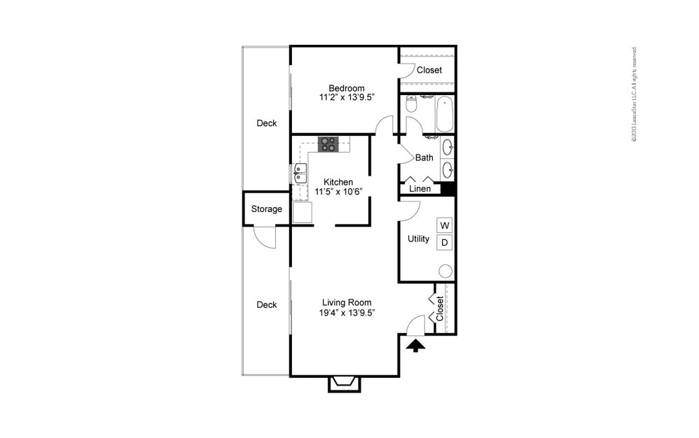 Channel Floor Plan | Cortland Watermark