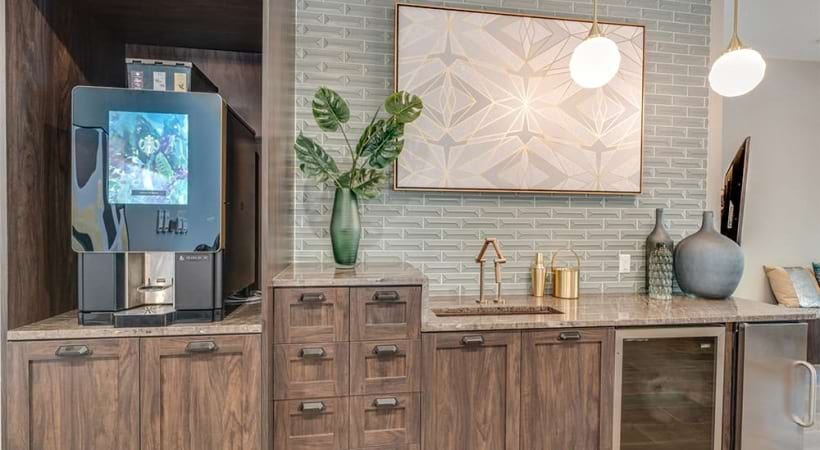 Resident Coffee Bar at Our Apartments on Falls of Neuse Rd. in Raleigh, NC