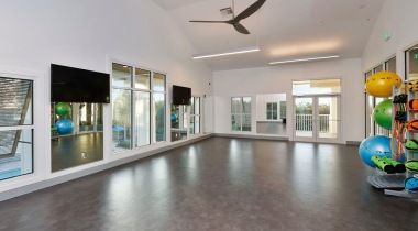 Dance Studio at Our South Tampa Apartments 24/7 Fitness Center