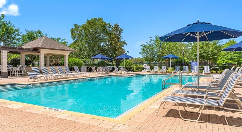 Two Resort-Style Pools and a Heated Spa at Cortland Independence