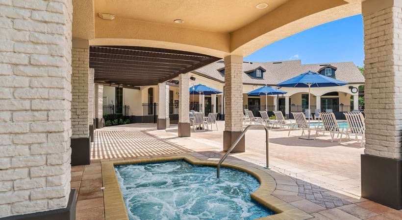 Heated Spa at Our Luxury Apartments in Winter Garden, FL