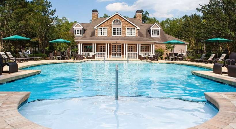 Resort-Style Pool at Our Pet-Friendly Apartments in RTP, NC