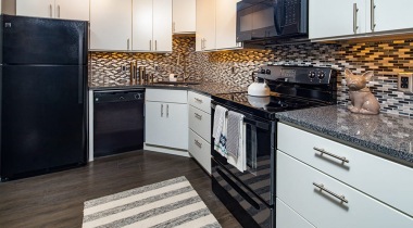 Sleek Kitchen Interiors at Our Charlotte Apartments Near UNCC