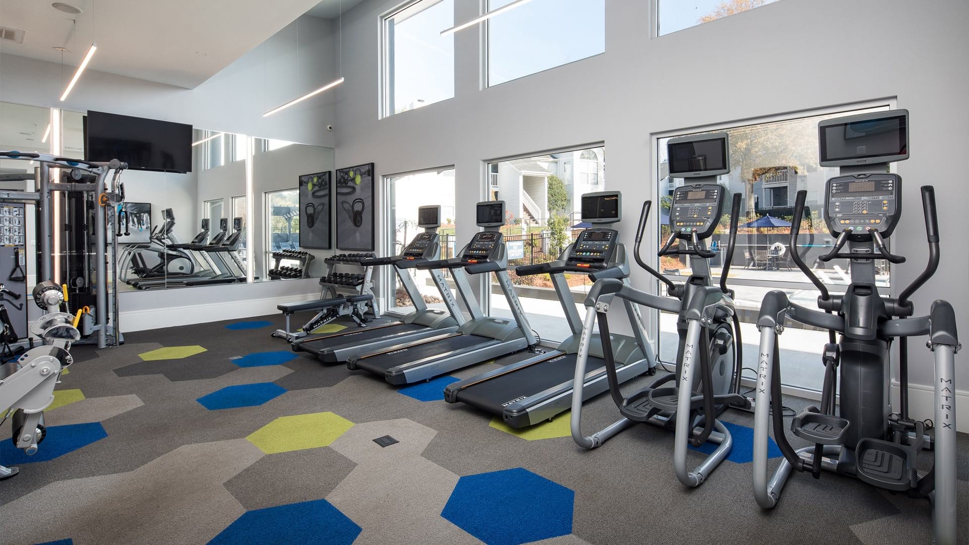 Fitness Center at Our Apartments in University Area, Charlotte, NC