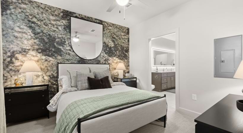 Cozy Bedroom with a Spacious, Walk-In Closet at Our Atlanta Apartments Near Lindbergh