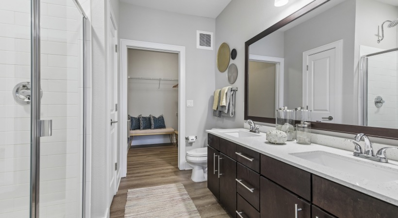 Upscale Bathroom Fixtures at Our Apartments Near 80020