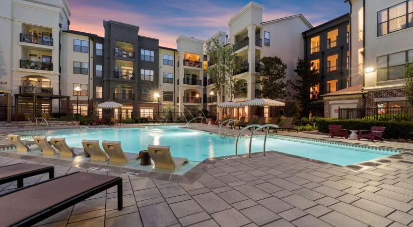 Resort-Style Pool at Our Apartments in Midtown Atlanta