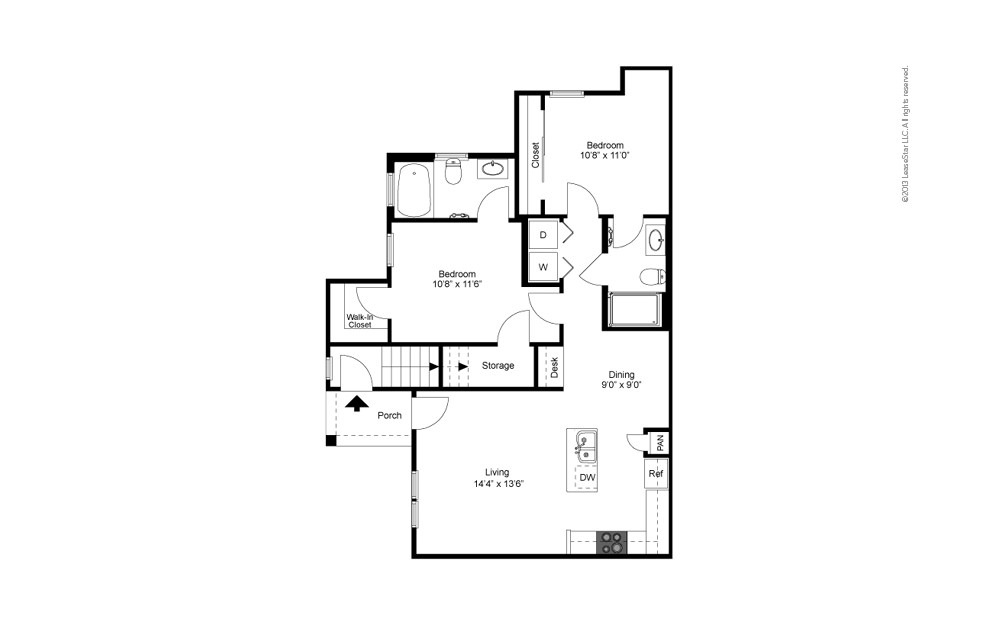 B1 Texoma Floor Plan Cortland Lakemont