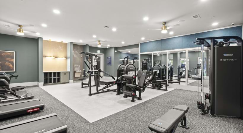 24/7 Fitness Center at Our Apartments in Lindbergh, GA