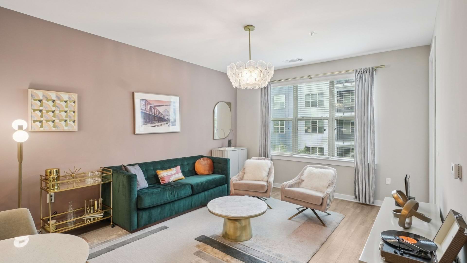 Spacious Living Room at Cortland Bull City