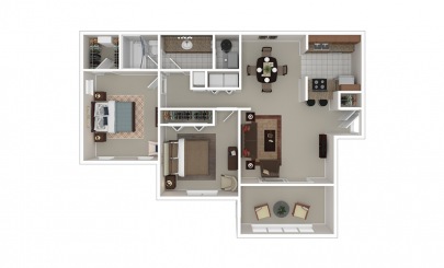 Studio, 1, & 2 Bedroom Apts 