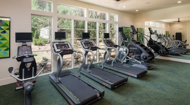 Cardio machines at our North Druid Hills apartment gym