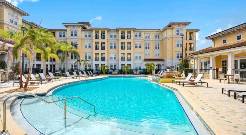 Resort-Style Pool At Our Hunter's Creek Orlando Apartments